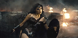 "Batman v Superman" Trailer Featuring Wonder Woman in Action