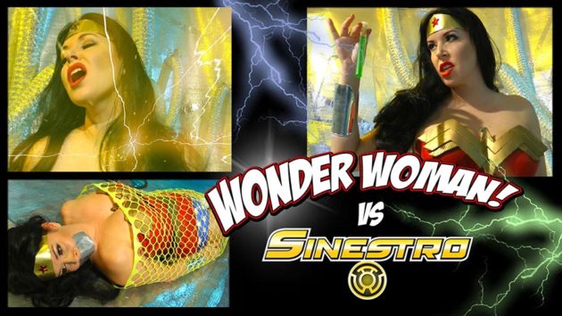 "Wonder Woman vs Sinestro" from Anastasia Pierce