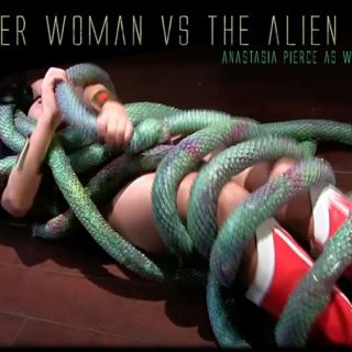 "Wonder Woman vs. The Alien Queen" from Anastasia Pierce