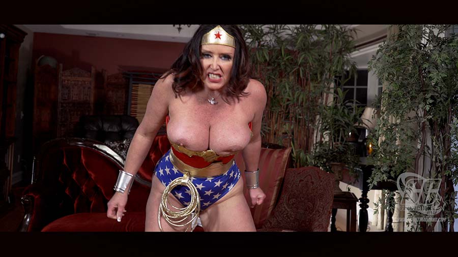 Wonder Woman vs Tiny Terror 3" from Christina Carter.